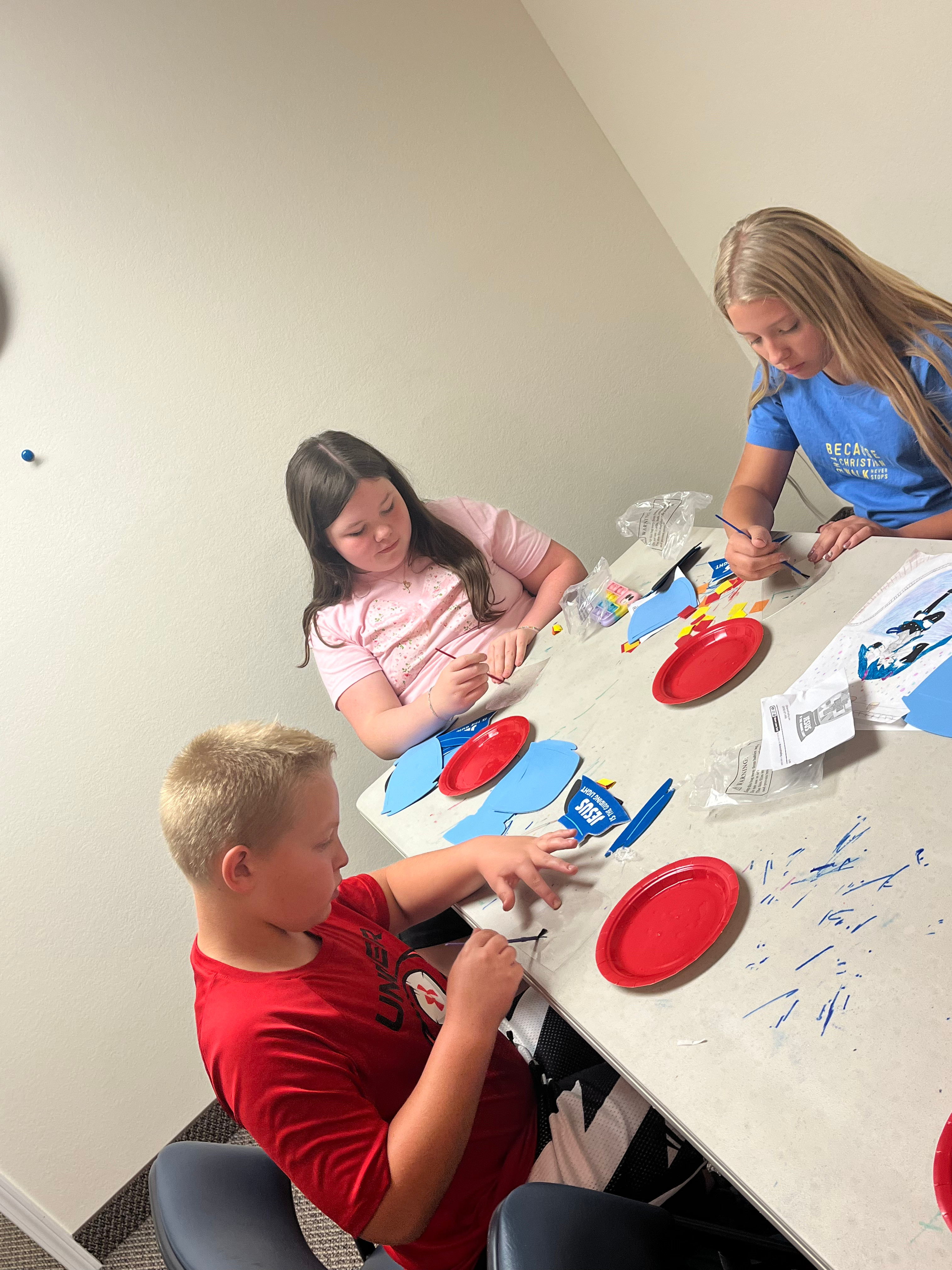 Kids playing a game